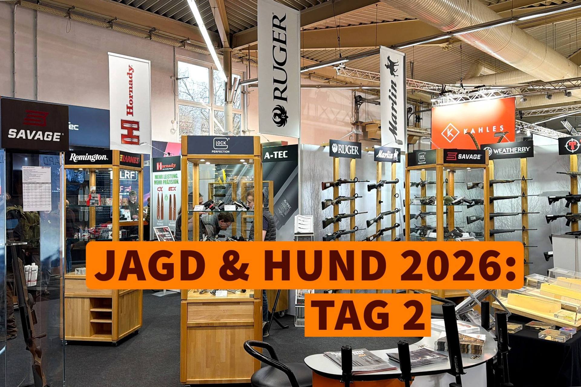 jagd-und-hund: Jagd & Hund 2026, Tag 2: Neue Waffenmodelle und Trends aus den USA kommen zuerst in Dortmund beim Kunden an