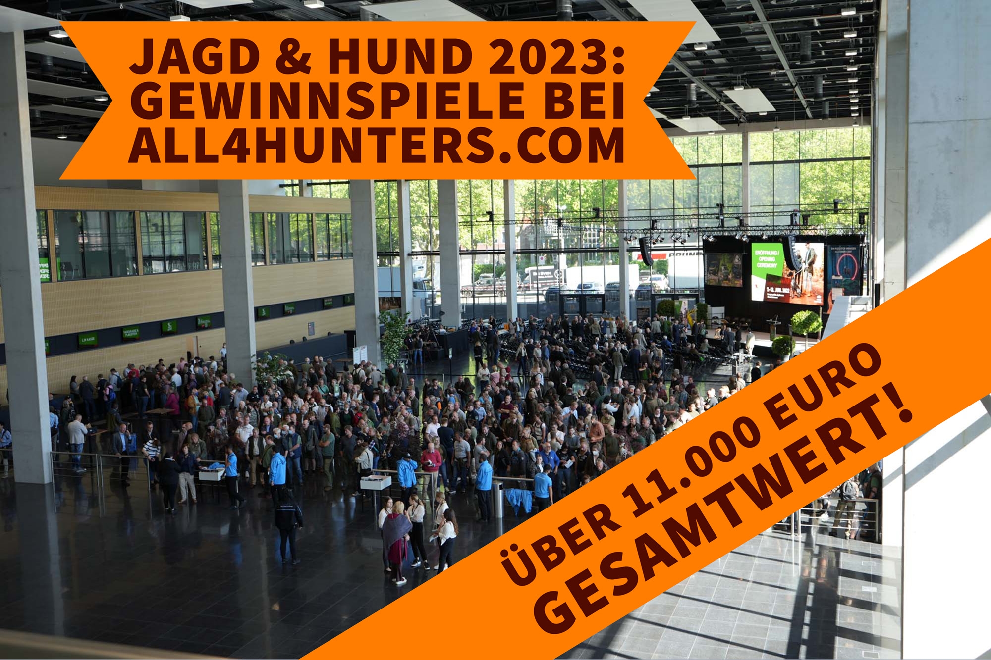 jagdhund: all4hunters.com Mega-Gewinnspiel zur Jagd & Hund 2023: Preise im Gesamtwert von über 11.000 Euro zu gewinnen! Teilnehmen können Sie auf unseren Social-Media Kanälen. jagdhund: all4hunters.com Mega-Gewinnspiel zur Jagd & Hund 2023: Preise im Gesamtwert von über 11.000 Euro zu gewinnen! Teilnehmen können Sie auf unseren Social-Media Kanälen.