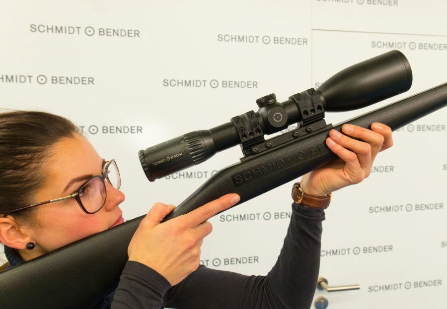 Live vor Ort auf der JAGD & HUND 2017: Messebericht und Übersicht Schmidt & Bender Zielfernrohr 4-16x56 Polar