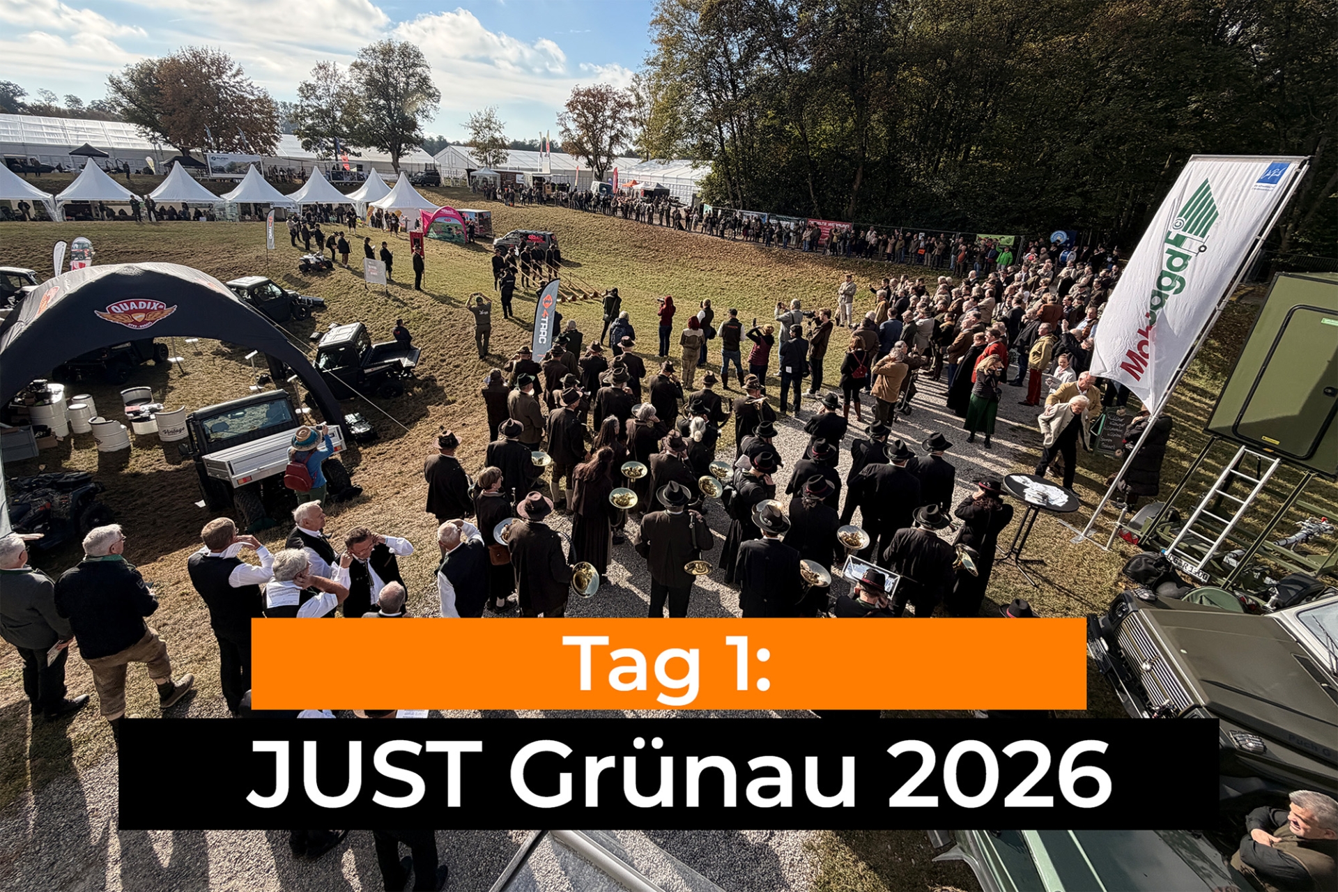 Messe Grünau: Auf geht's zu den 12. Internationalen Jagd- und Schützentagen 2026 rund um Schloss Grünau – Tag 1