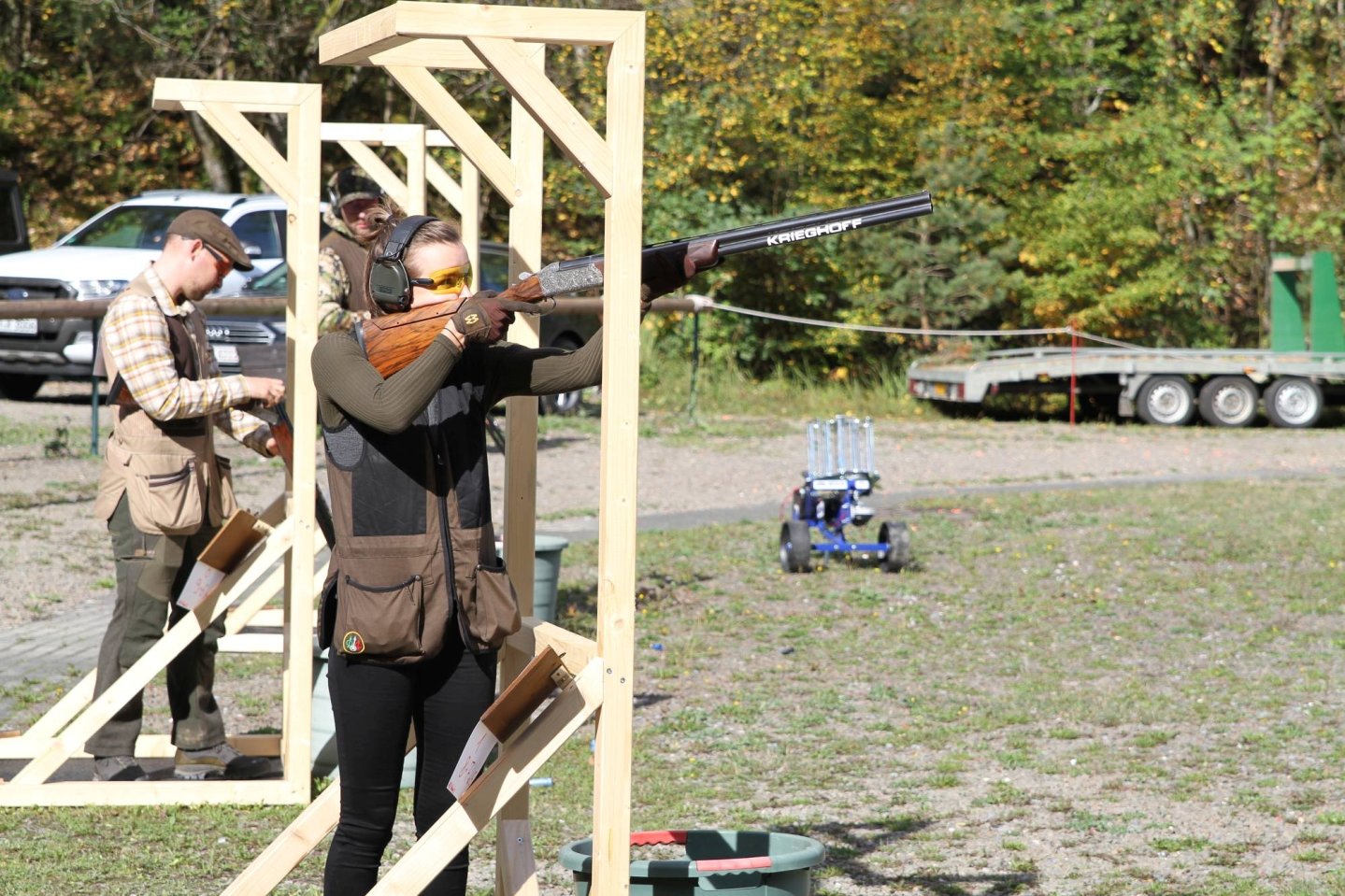 Wettbewerbsbericht und Video: Krieghoff Clay Cup 2020 – wir waren vor Ort beim KCC 2020 Martje Meyer mit der Krieghoff K-80 beim Krieghoff Clay Cup 2020