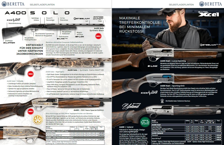 Der neue Manfred Alberts Katalog 2026/2027 ist da: Viele Highlights und Angebote für Jäger und Sportschützen im im Zeichen des Jubiläumsjahrs "500 Jahre Beretta"
