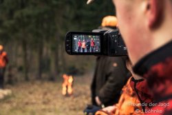 Eigene Drückjagd der Hunter Brothers Hunter Brothers mit Kamera