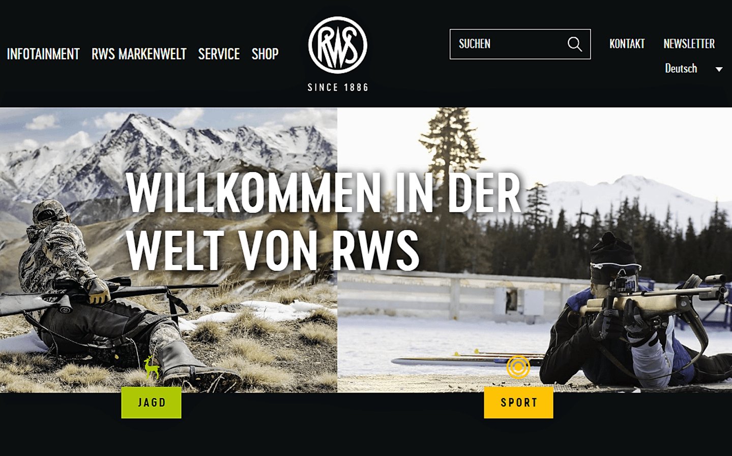 RWS: neuer Internetauftritt des Traditionsherstellers für Jagd- und Sportmunition  RWS: neuer Internetauftritt des Traditionsherstellers für Jagd- und Sportmunition
