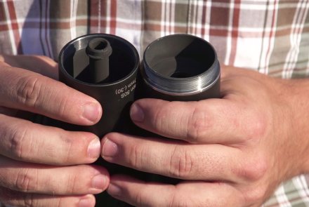 Test: aimSport aimZonic Triton 50S Schalldämpfer Verschmutzter Schalldämpfer nach dem Test