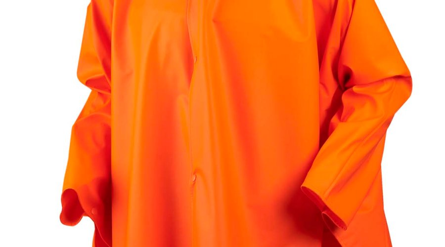 Seeland Rainy poncho, fluorescent orange