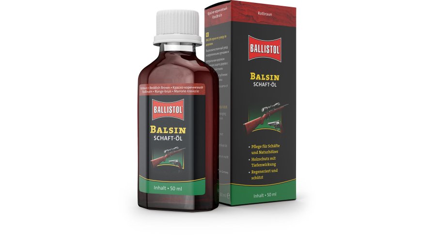 Ballistol Balsin Schaft-Öl.
