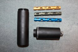 User-Test: Schalldämpfer Nielsen Sonic 50 Ghost Multikaliber-Schalldämpfer Der zerlegte Sonic 50 Ghost.