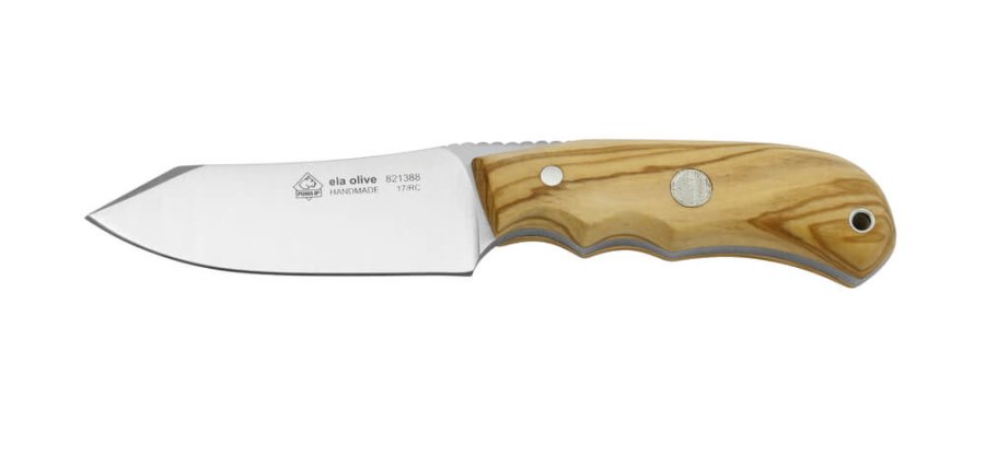 Handliche Jagdmesser: PUMA IP ela stag und olive Robustes und handliches Jagdmesser PUMA IP ela olive zum Abhäuten von Wild