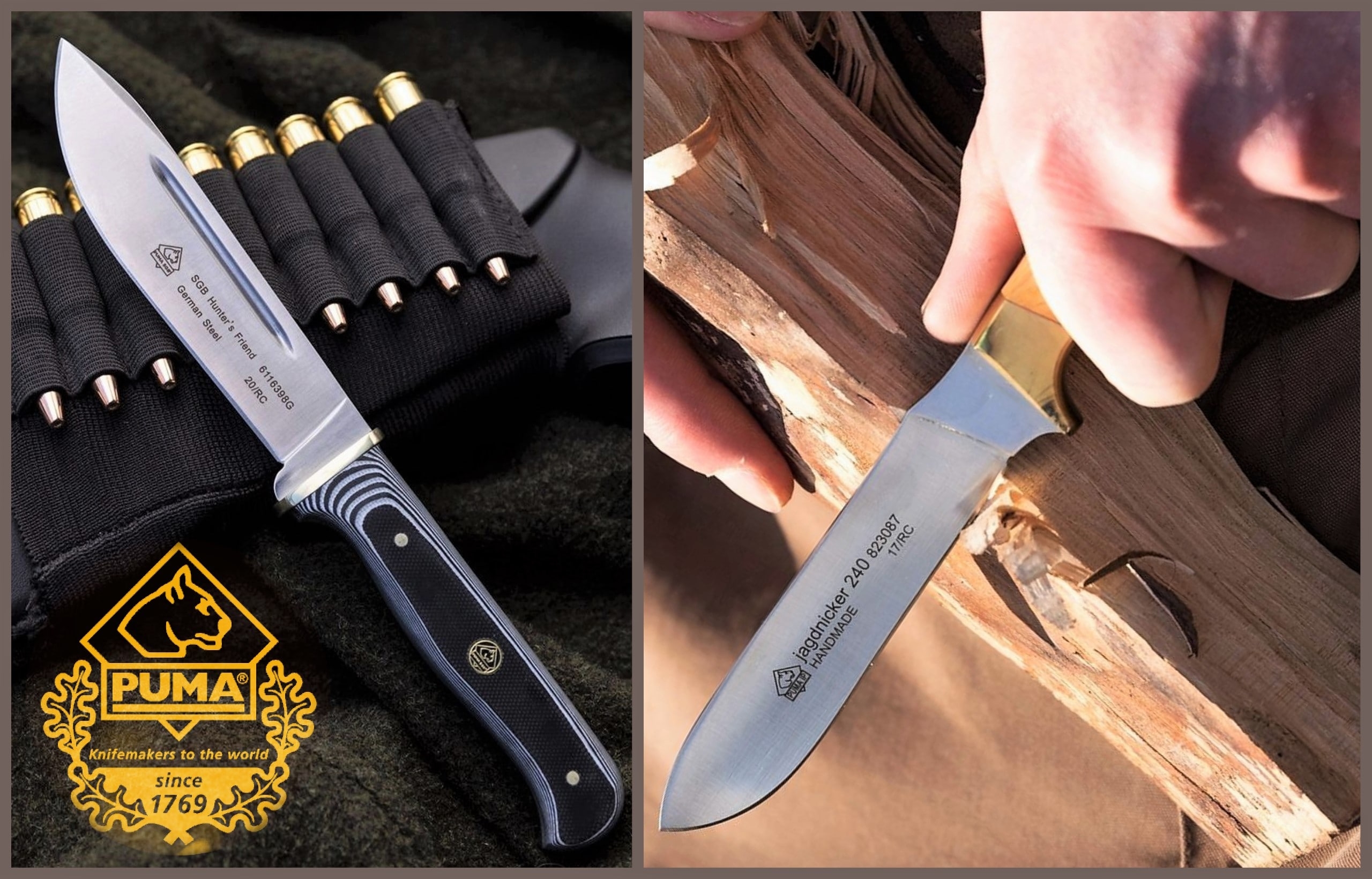 puma-messer: PUMA: Die modernen Allround-Messer PUMA IP habicht, jagdnicker und hunters friend für Jäger und Outdoorfans