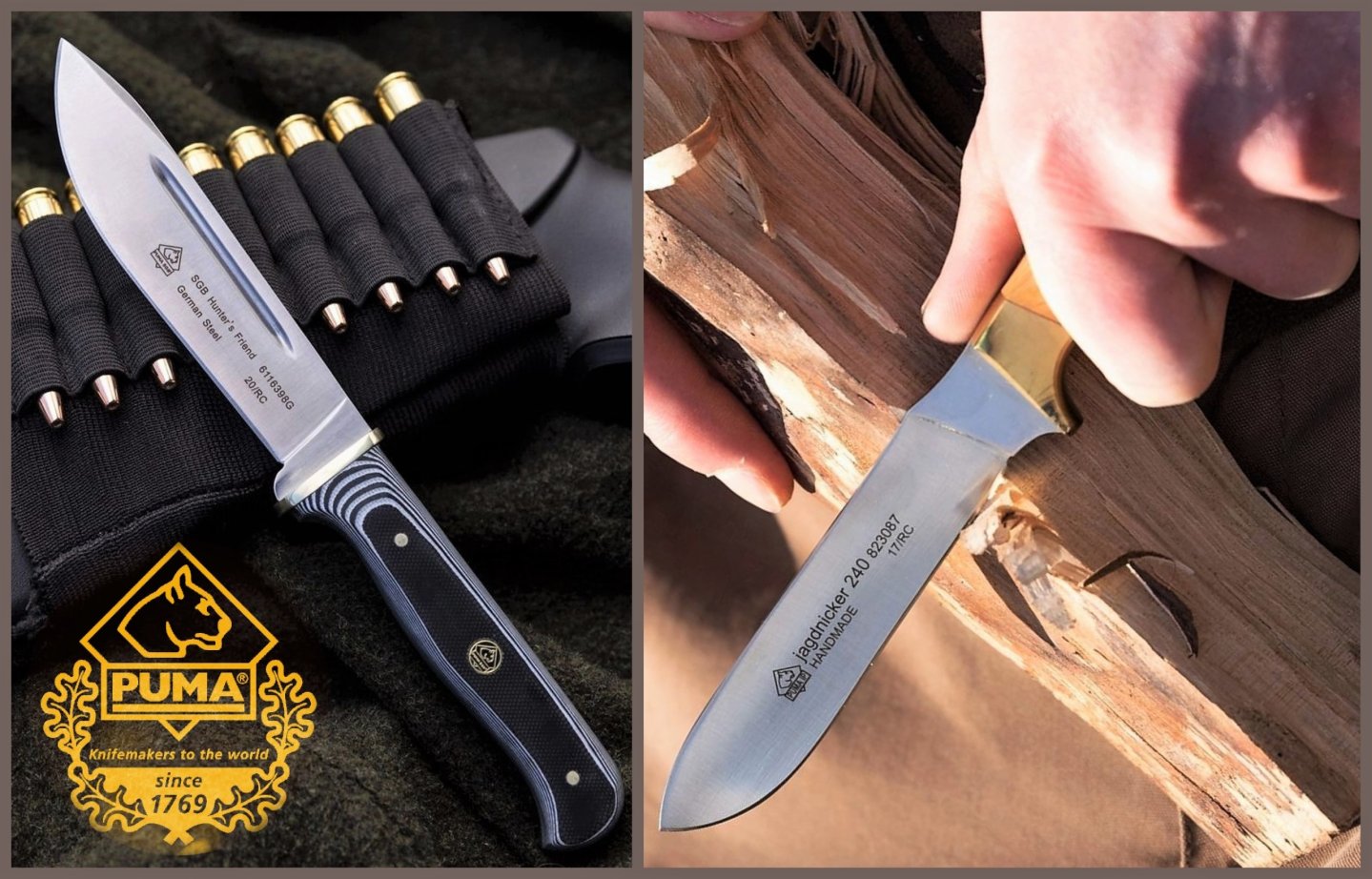 PUMA Messer IP habicht jagdnicker SGB hunters friend PUMA: Die modernen Allround-Messer PUMA IP habicht, jagdnicker und hunters friend für Jäger und Outdoorfans