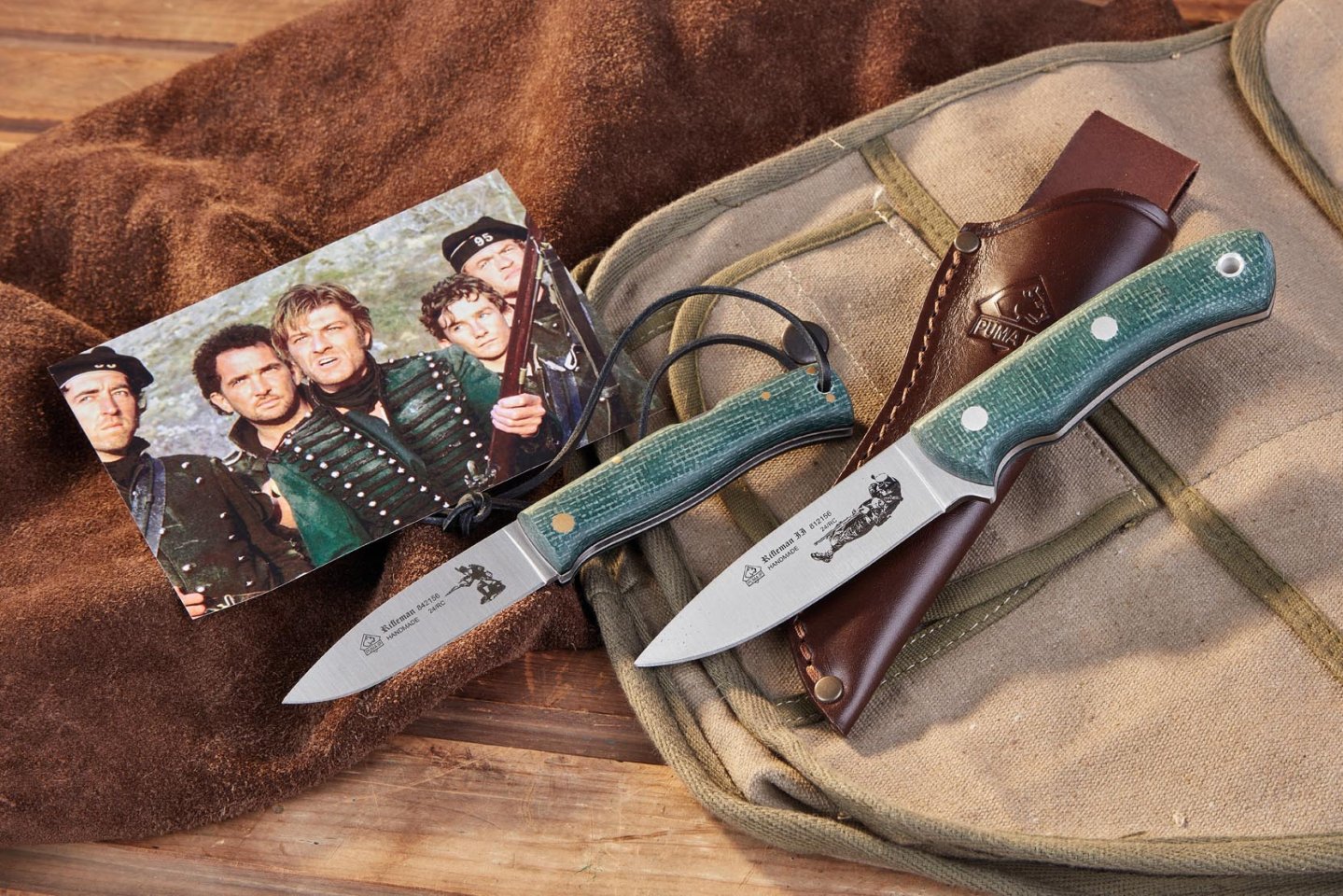 PUMA Rifleman-Messerreihe: Stay Sharpe – ein erster Blick auf die neuen Messer Das Klappmesser PUMA IP Rifleman (l.) und das feststehende PUMA IP Rifleman II (r.).