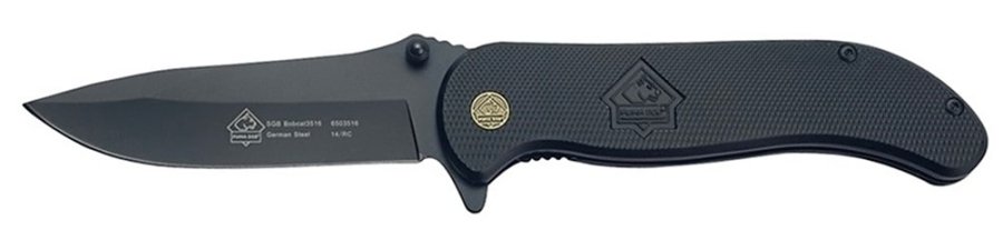 PUMA-Messer: IP Wild Edition, bobcat3516 und saubart für Jagd und Alltag – eine Auswahl aus der interaktiven PUMA-Broschüre PUMA knives sgb bobcat messer linke ansicht