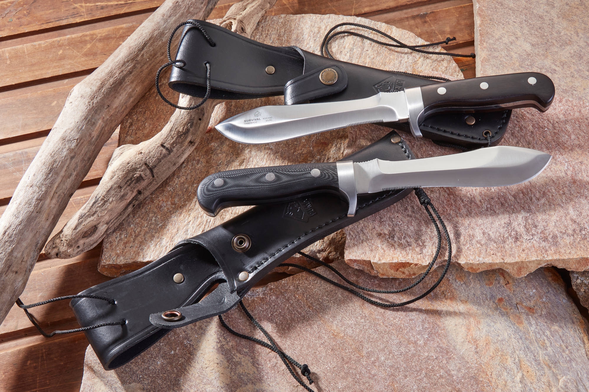 puma-messer: Test: PUMA Survival Wood und Survival G10 – wie gut sind die Bowie-Messer in der Tradition des White Hunters?