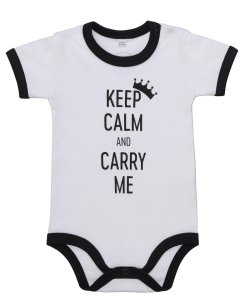 RWS Geschenke für Weihnachten RWS Baby Body "Keep calm and carry me"