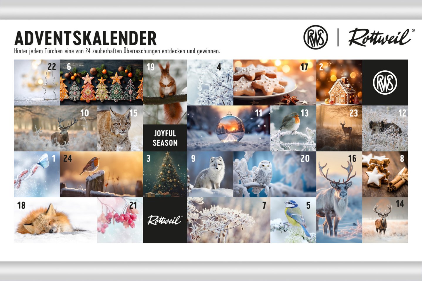 Titelbild des RWS Adventskalenders 2023.