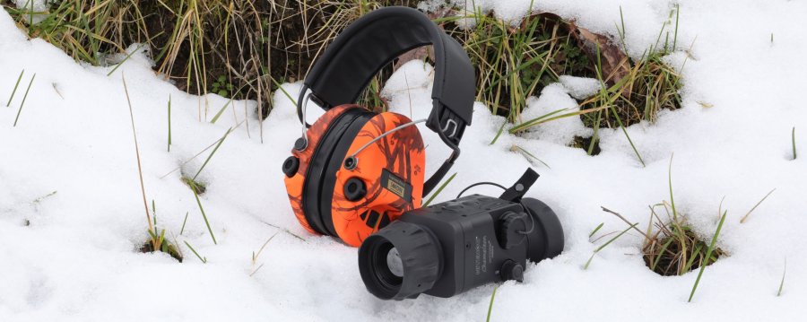 Markenüberblick Sordin: Die Gehörschützer der Supreme-Reihe für Jäger und Sportschützen in der Vorstellung Sordin Supreme Pro X LED mit Wärmebildgerät.