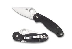 Spyderco Messer Spyderco C223GP PARA 3 Klappmesser geschlossen und offen