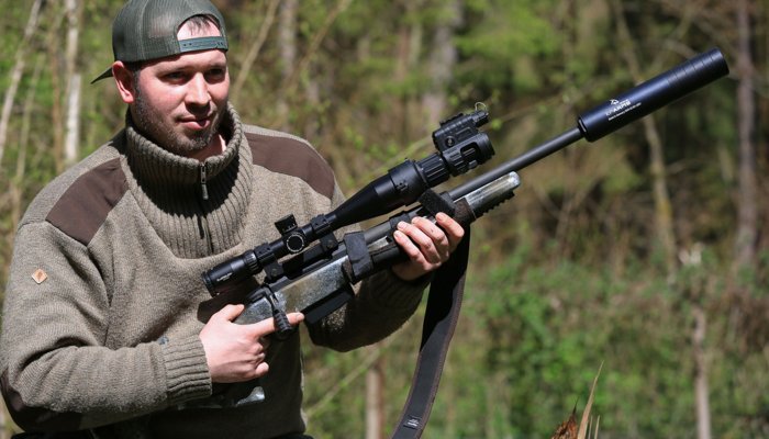 EP Arms: EP-Arms: Innovationen für den Jäger, wie der Hybrid-Schalldämpfer Sylencer Roto 50 oder die Adapter-Baureihe RotoClip für Nachtsicht- und Wärmebildgeräte
