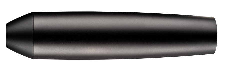 Der neue Sauer Titanium 3D Schalldämpfer − welche Vorteile bringt das Titan-Druckverfahren für den Jäger Die Silhouettenansicht des neuen Sauer-Schalldämpfers Titanium 3D.