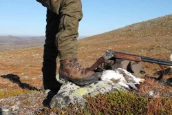Zamberlan Hunter Pro GTX RR Jagdstiefel im Test Zamberlan Stiefel auf Felsen
