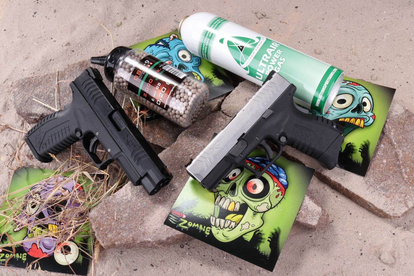 Test: Springfield XD-M und XD-M Compact − Was können die Airsoft-Pistolen von German Sport Guns (GSG)? Springfield XD-M (links) und XD-M Compact von GSG