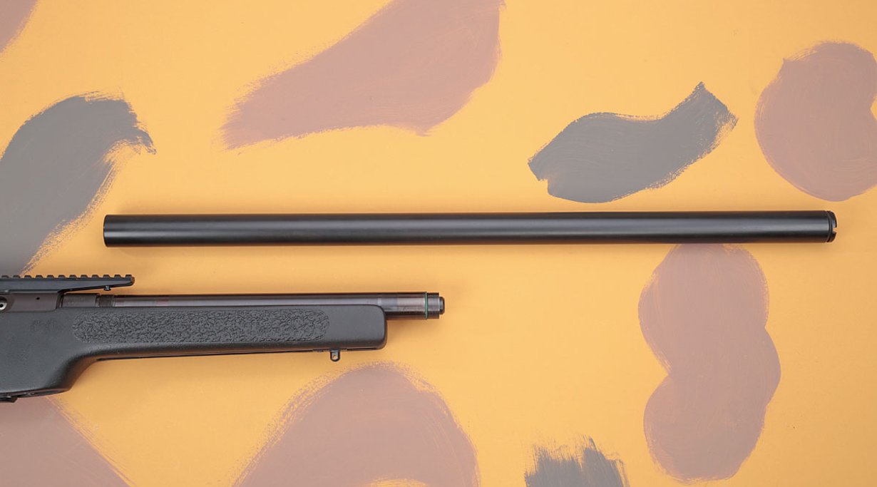 Demontierter Schalldämpfer der SIG Sauer SSG 3000.