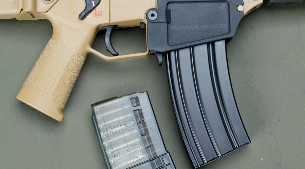 Montierter AR-Schacht am HK 243 TAR