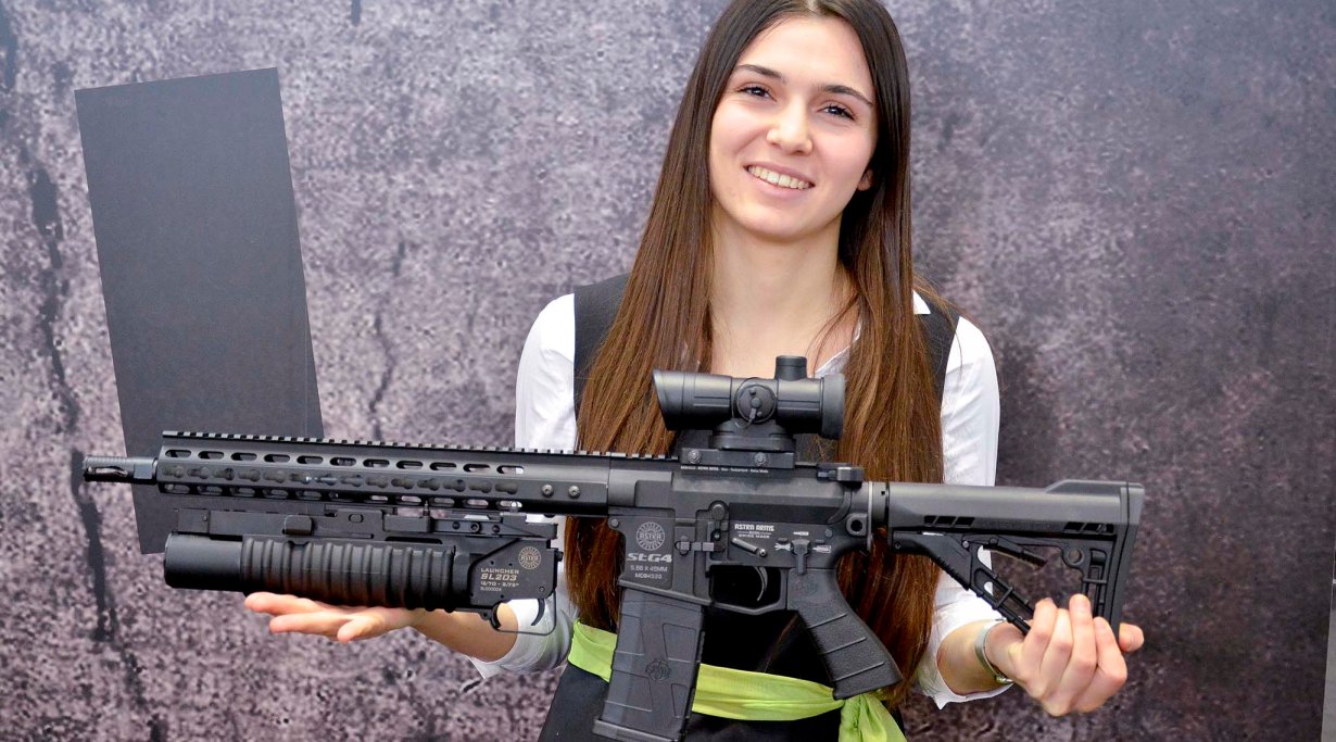 Unterlauf-Schrotflinte