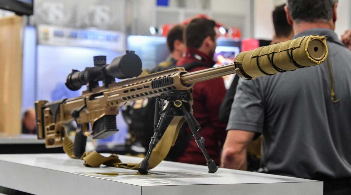 Barrett MRAD auf der SHOT Show.