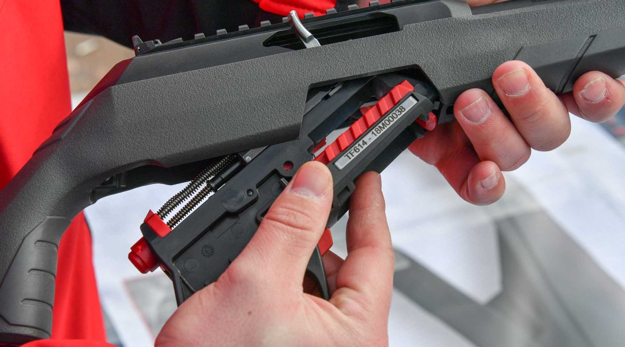 Der Lower Receiver der Winchester Wildcat auf dem Industry Day at the Range