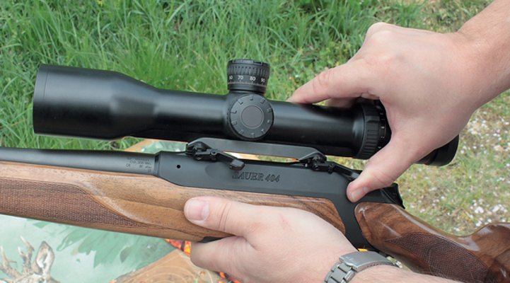 Sattelmontage SUM mit Zieloptik