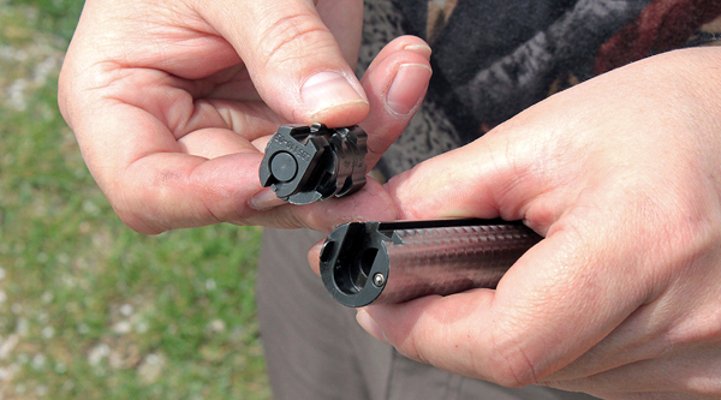 Form des Verschlussknopfes