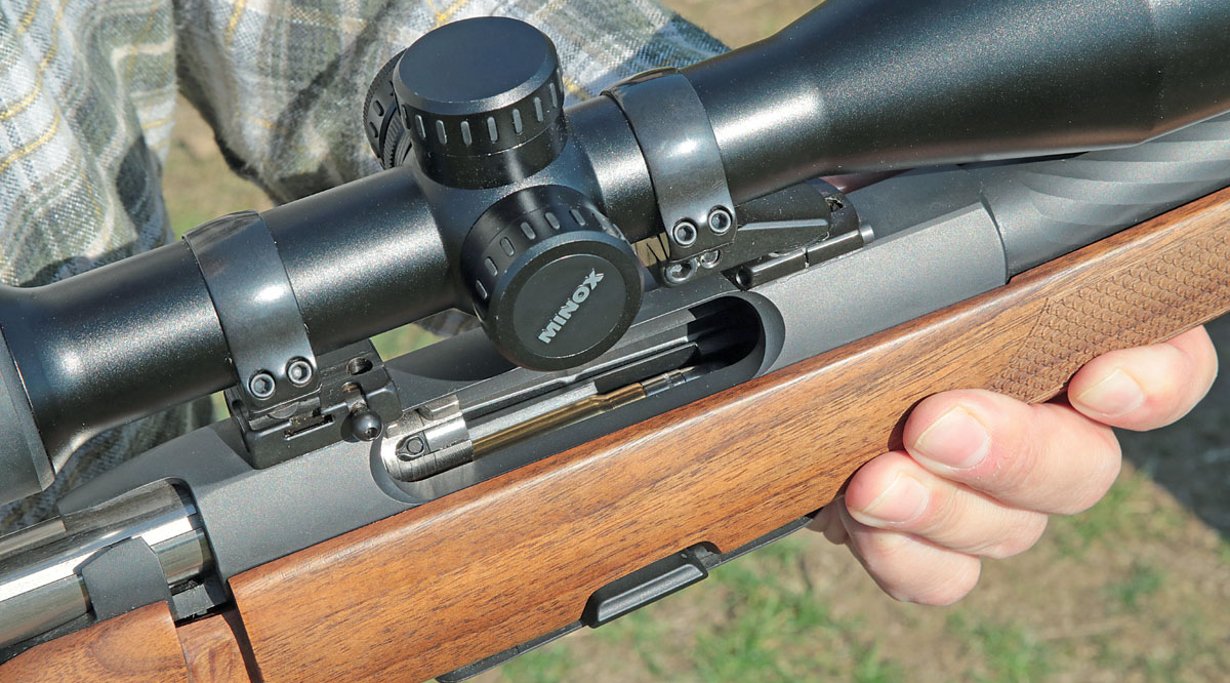 Die Steyr Mannlicher Repetierbüchse in der Detailansicht.