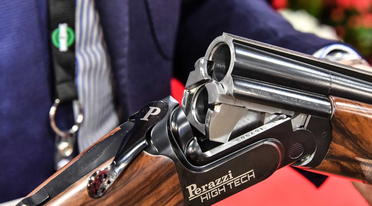 Patronenlager der Perazzi High Tech Bockflinte
