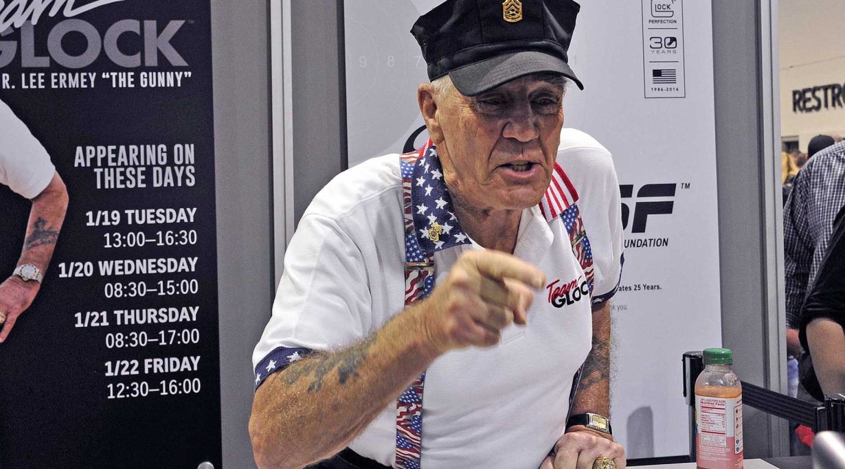 Ausblick auf die SHOT Show 2020! Gunny Sergeant Lee Ermey