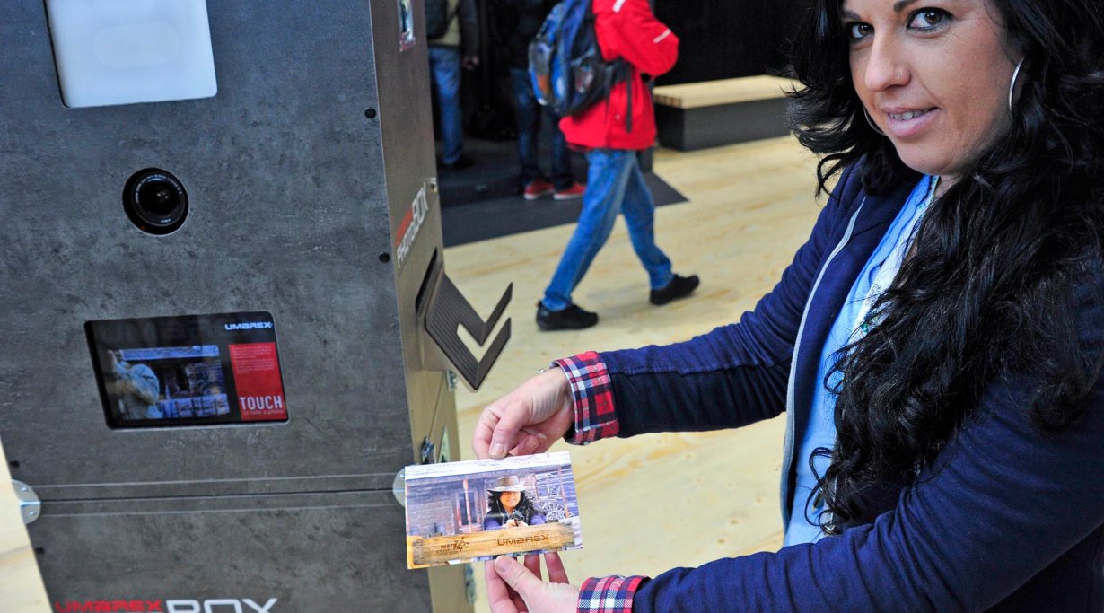 Western Photobox at Umarex booth, IWA 2016