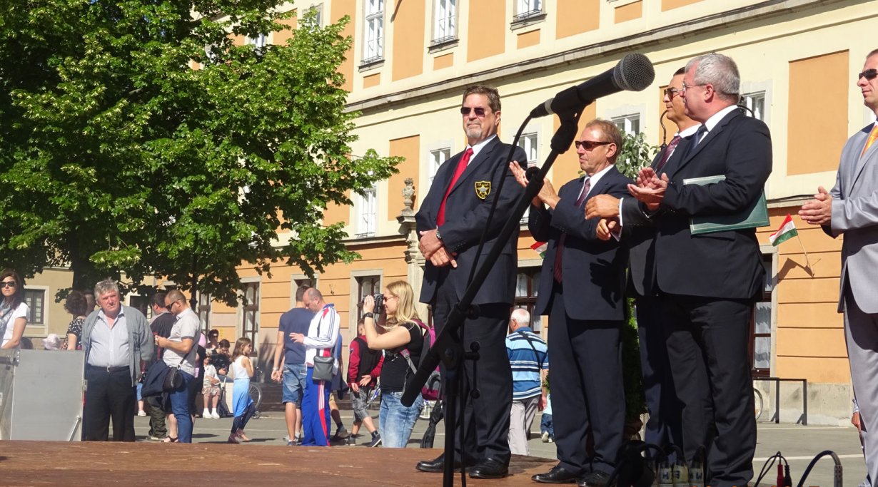 Ungarische Vertreter bei der IPSC Rifle EM 2015 in Ungarn