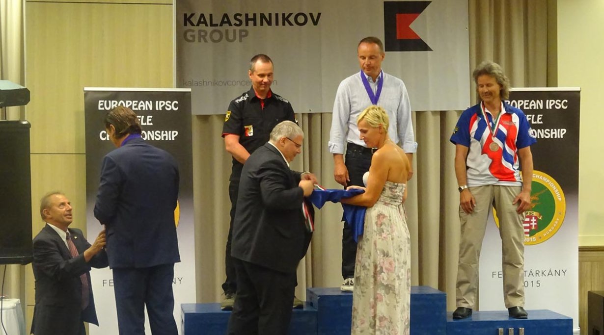 Siegerehrung IPSC Rifle EM