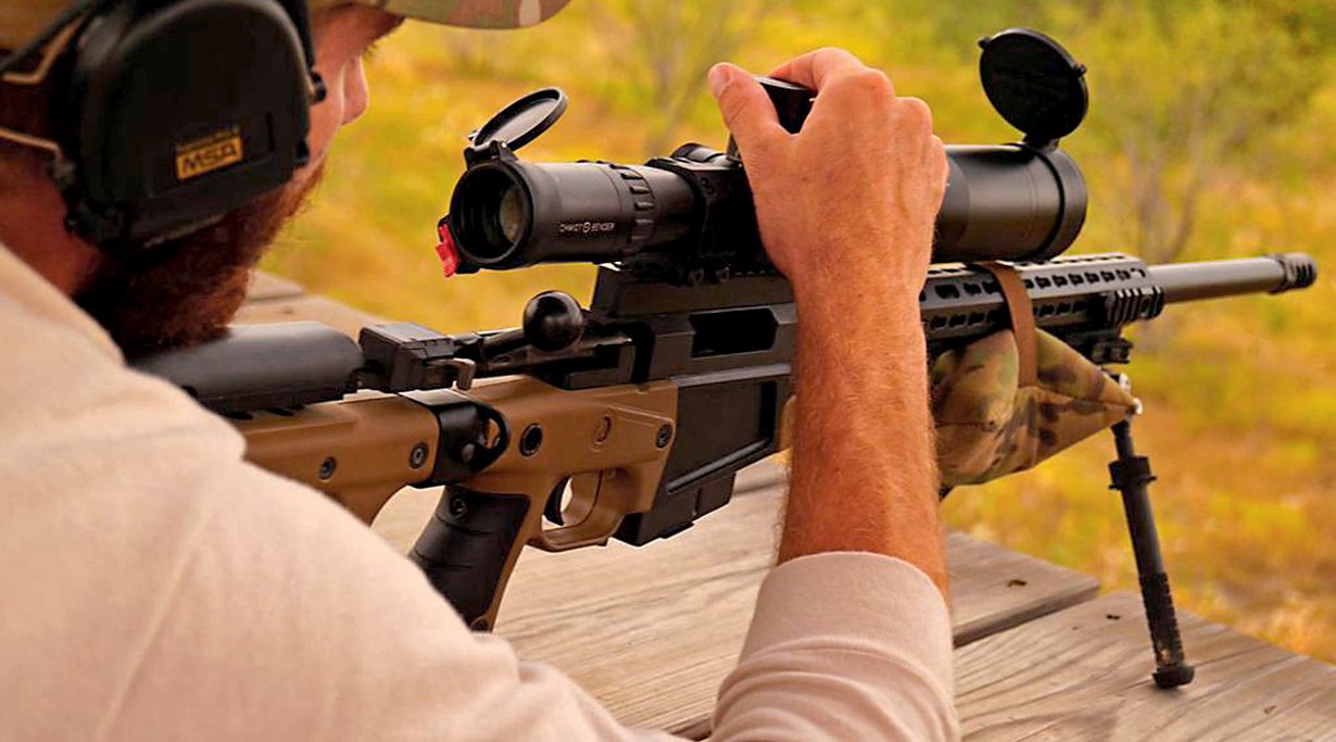 Immer mehr Schützen verwenden Optiken mit "Christbaum-Absehen".