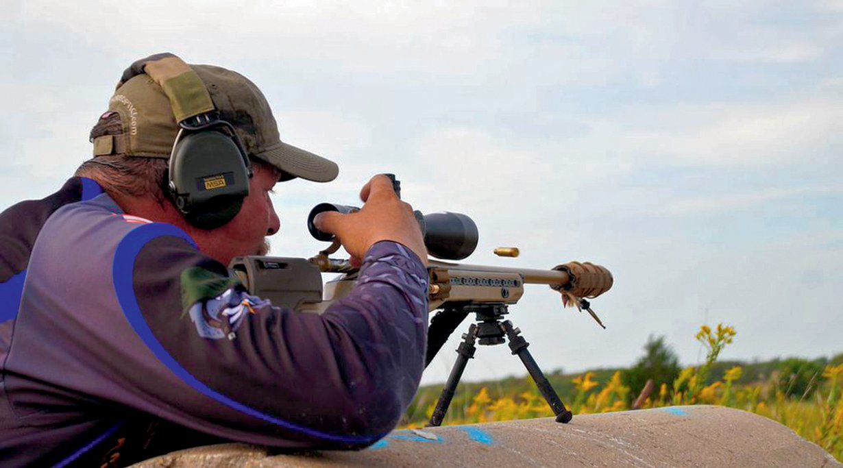 Nicht ein einziger Schütze Schoss mit einem nackten Lauf.