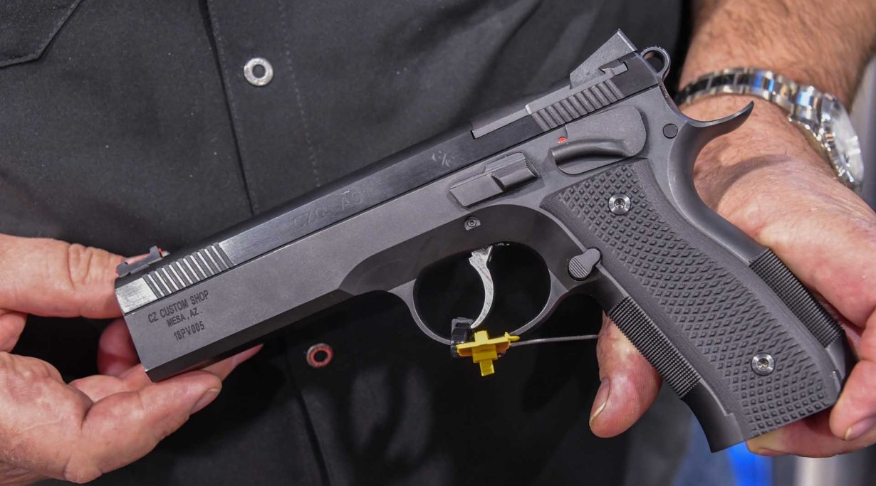 Bildergalerie: Kurzwaffenneuheiten auf der SHOT Show 2019 Die CZ A01-LD-RDS in linker Seitenansicht.