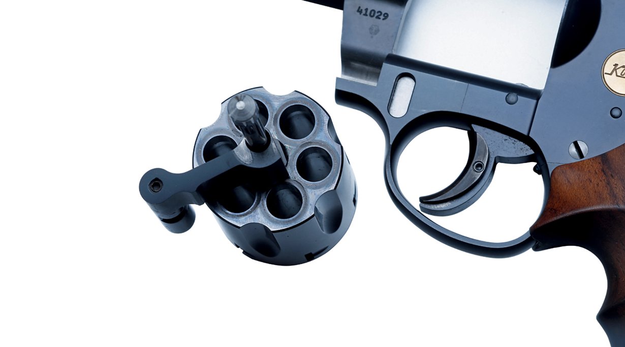 Die Trommel war für das Kaliber .454 Casull vorgesehen.