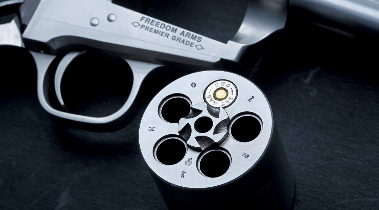 Massive Trommel fasst nur 5 Patronen.