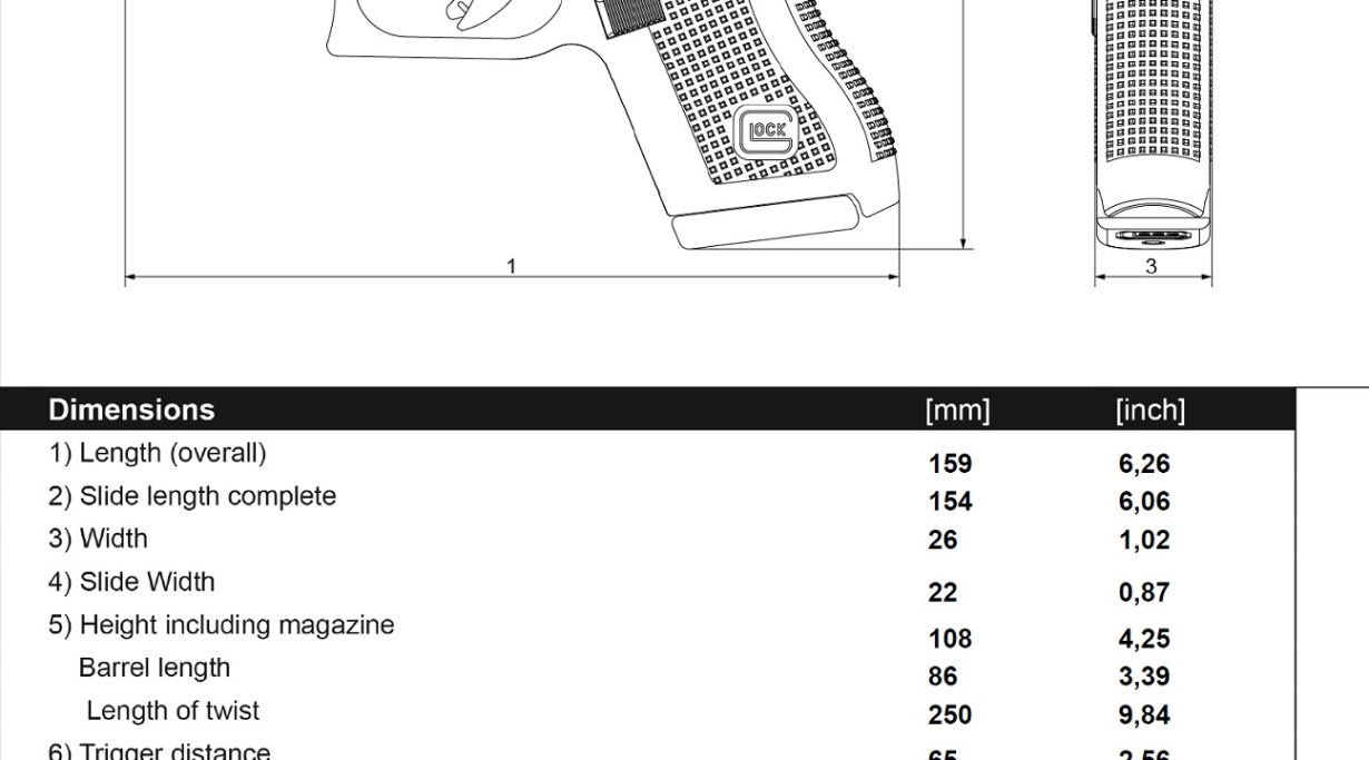 GLOCK G43 in 9mm Luger