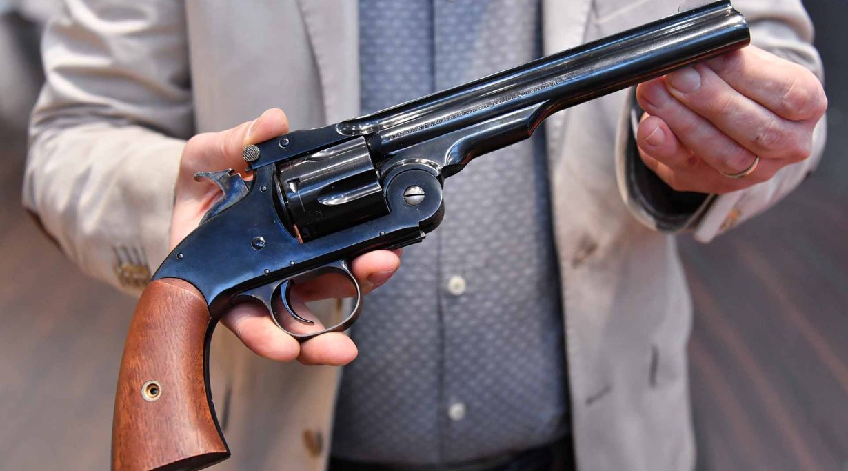 Uberti 1875 No. 3 - 2nd Model Top Break Revolver.