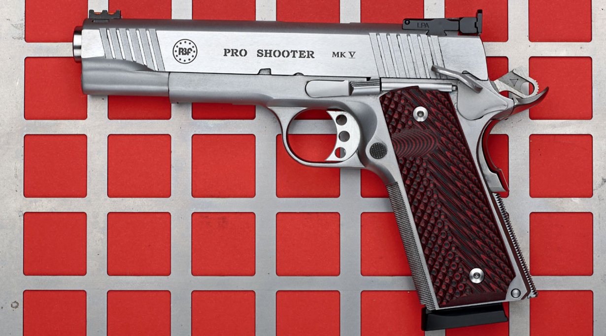 1911er Pistole linke Seite