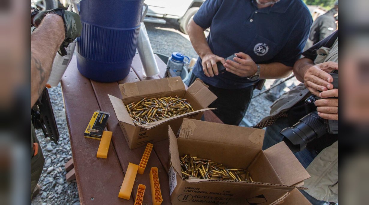 .223 Rem. Munition beim SIG Sauer M400 TREAD Gewehrtest