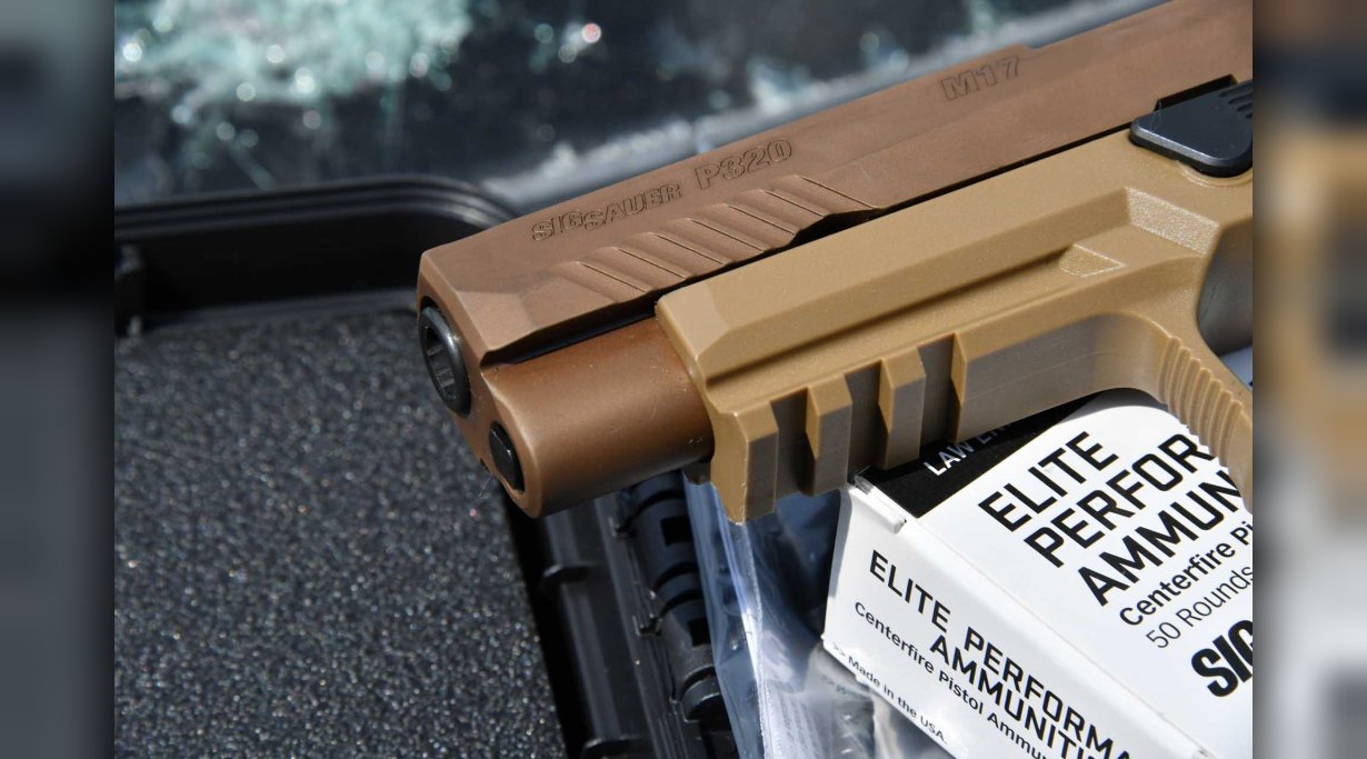 Dust Cover der SIG Sauer P320-M17 Polymerpistole