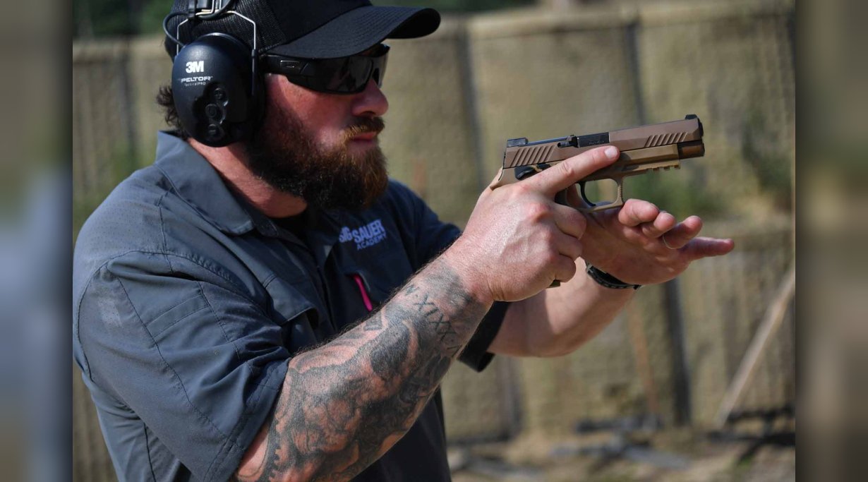 Testschießen der SIG Sauer P320-M17